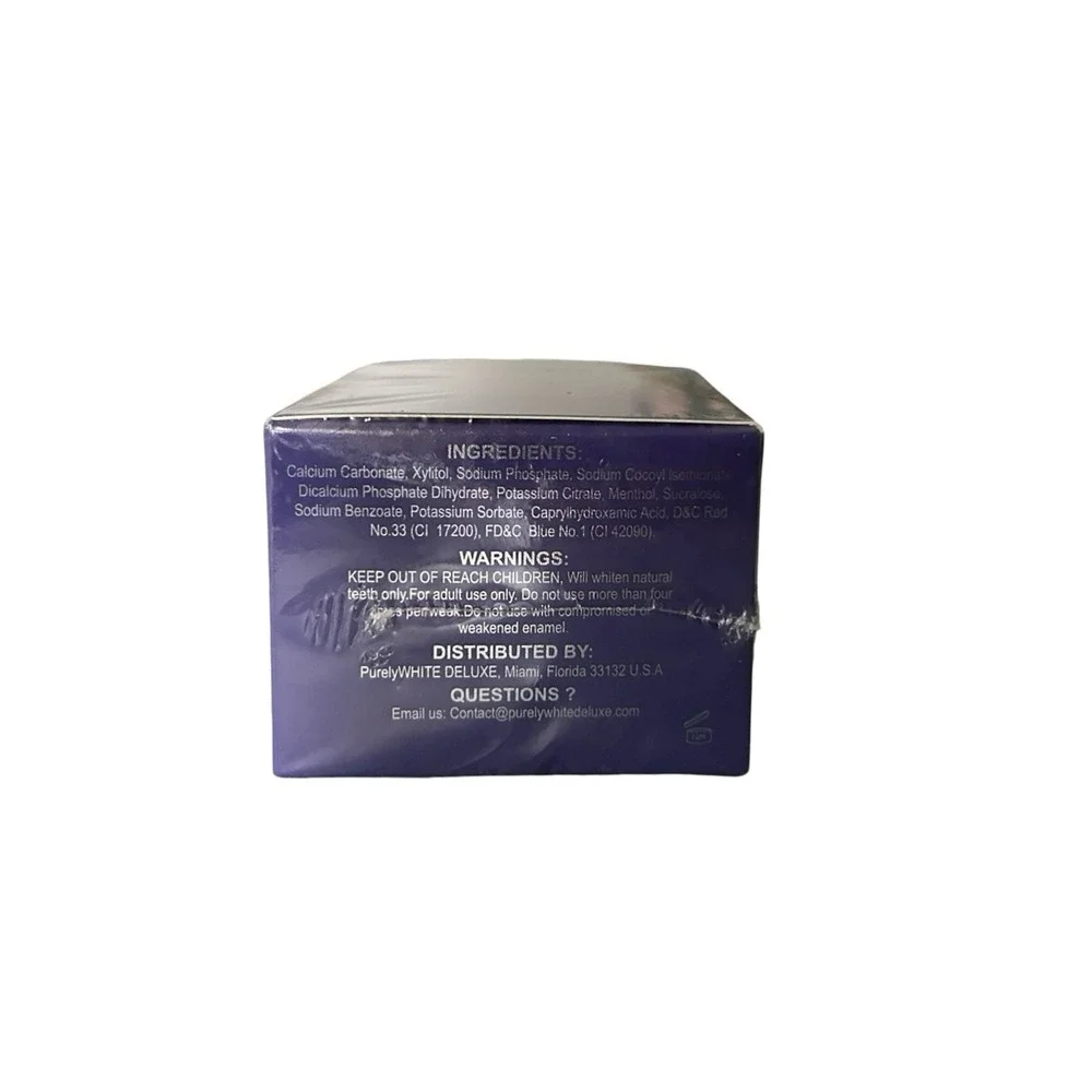 PurelyWHITE DELUXE Simply Purple Teeth Brightening Powder - Conceals Stains